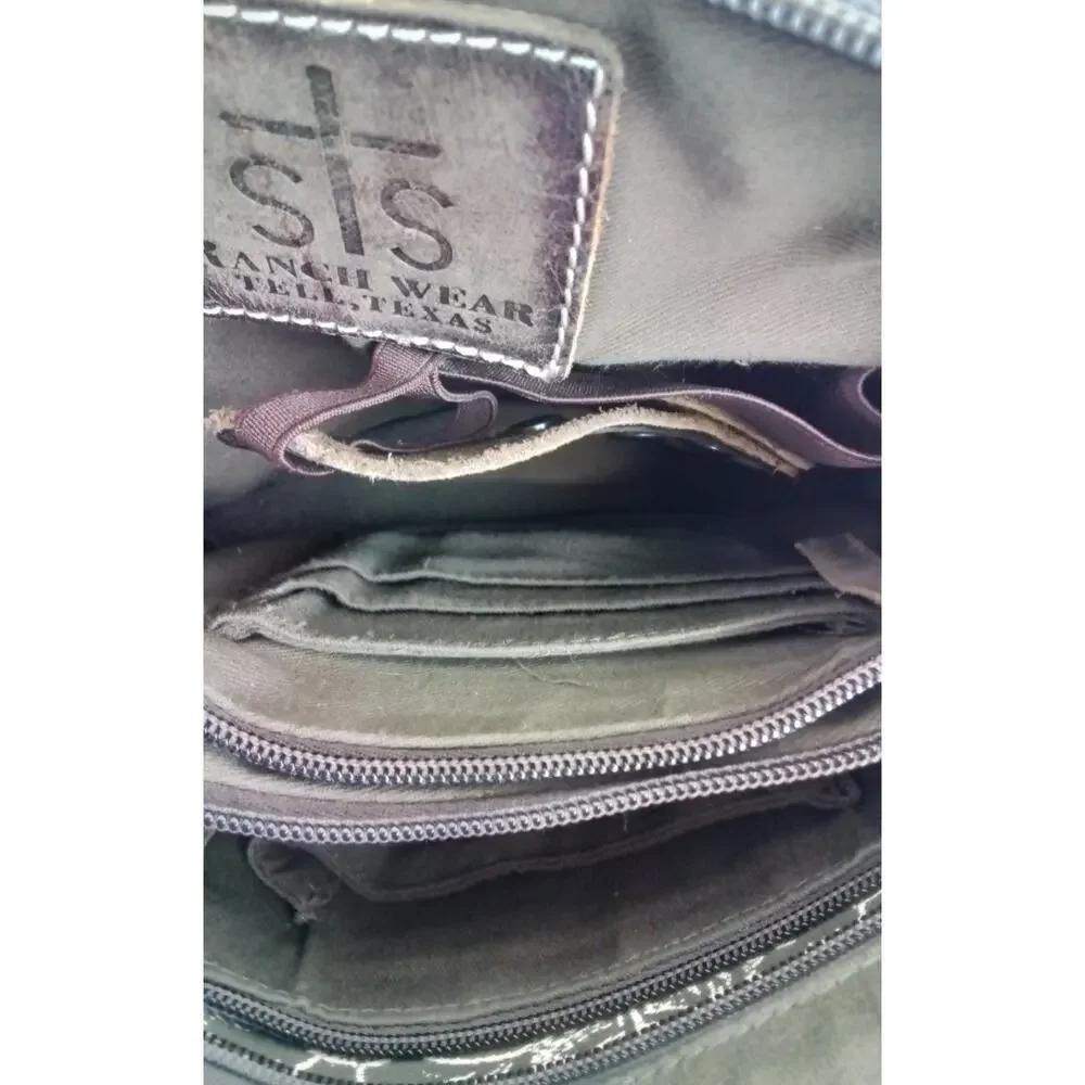 STS Ranchwear Brown Leather Crossbody Shoulder Bag